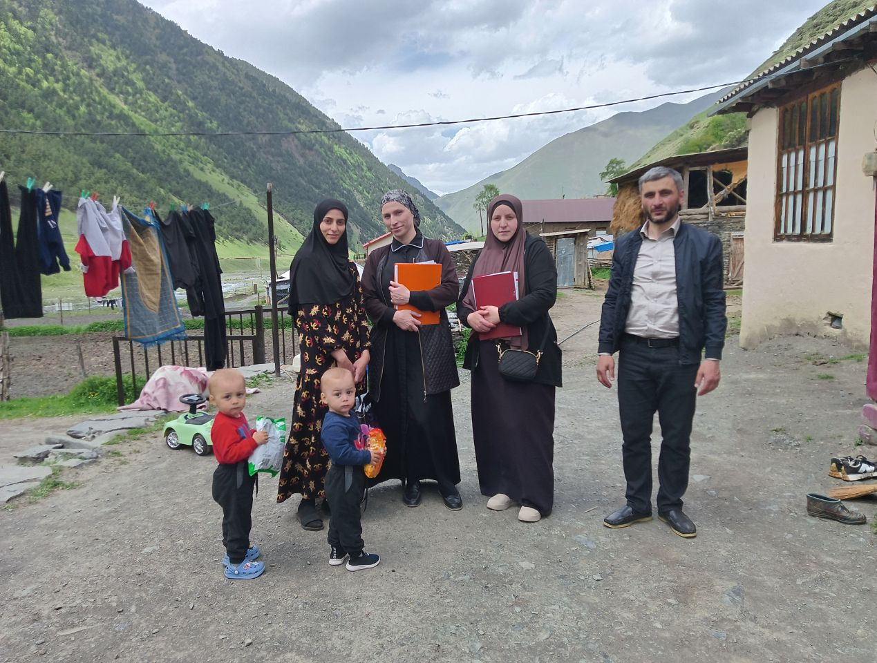 Посещение семей участников СВО с.Хонох.